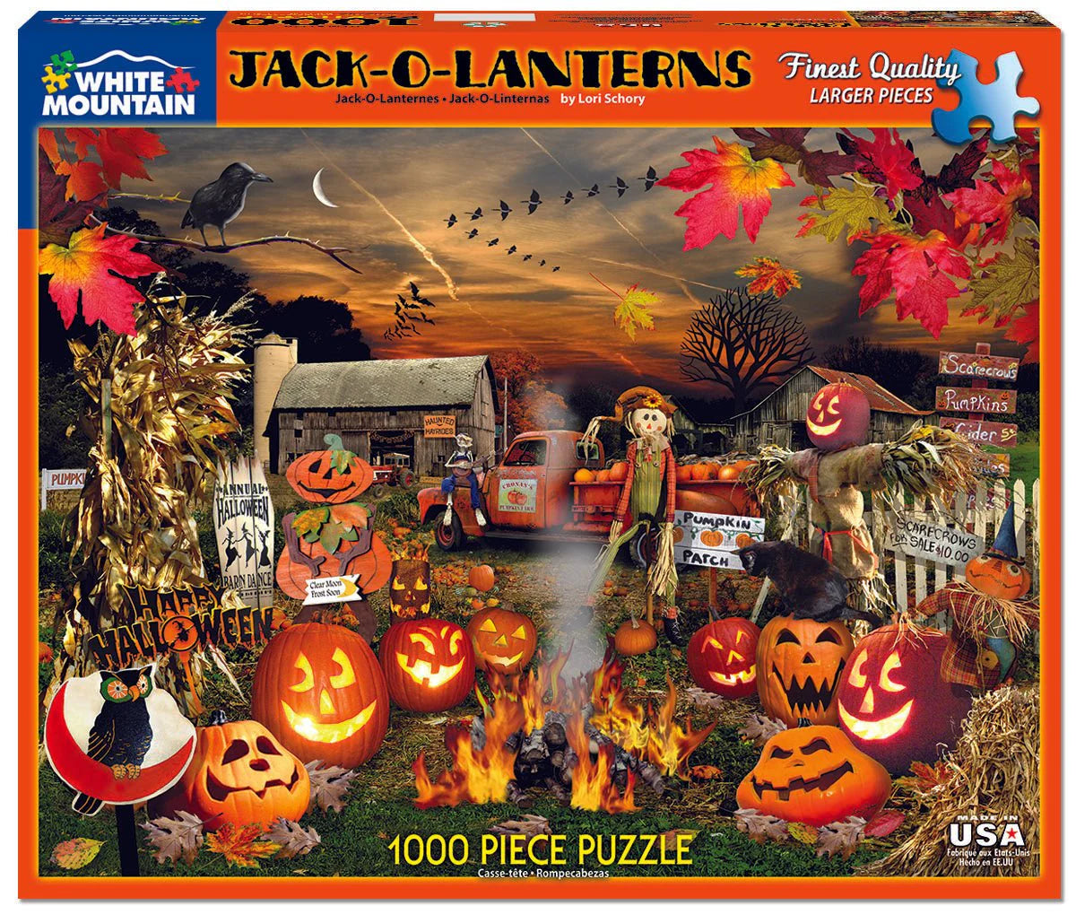 Jack-O-Lanterns -1000 Piece Jigsaw Puzzle