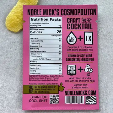 Cosmopolitan - Single Serve Cocktail