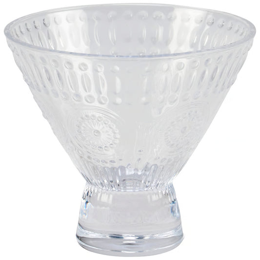 Small Medallion Martini Glass