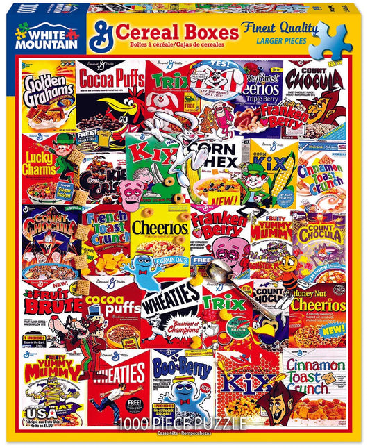 Cereal Boxes - 1000 Piece Jigsaw Puzzle