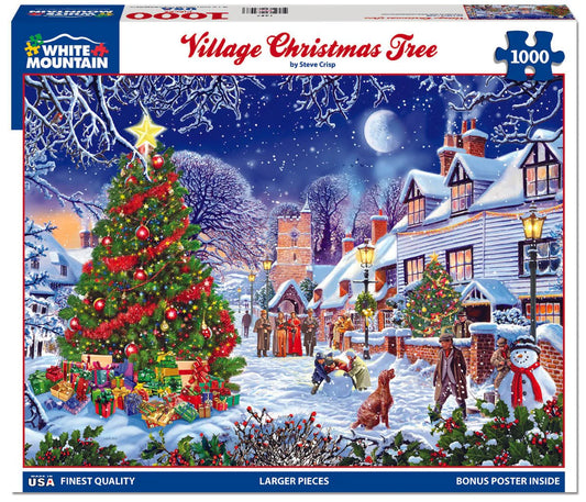 Village Christmas Tree - 1000 Piece Jigsaw Puzzle
