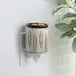 Pluggable Fragrance Warmer Flip Dish Wheat Ivory