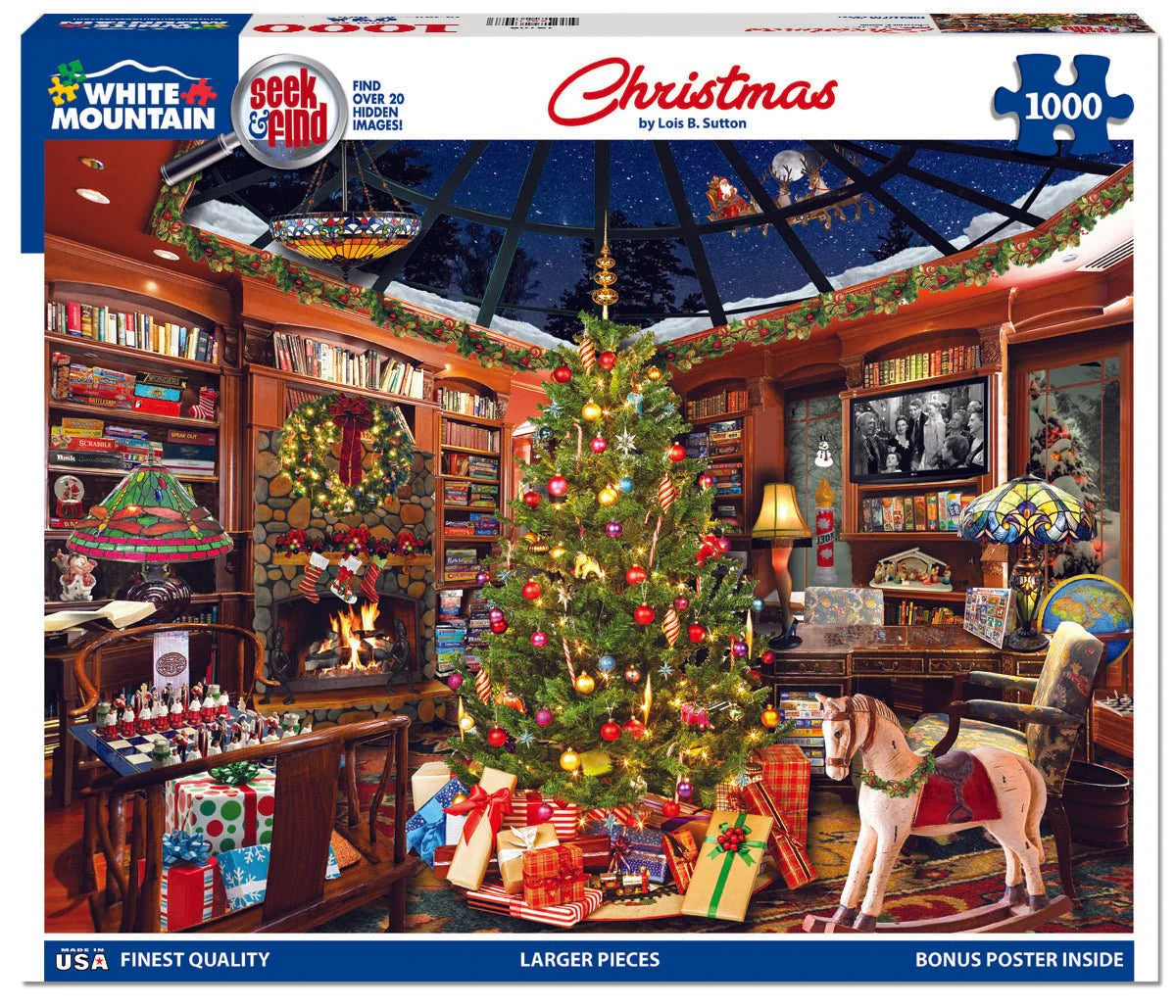 Christmas - Seek & Find - 1000 Piece Jigsaw Puzzle