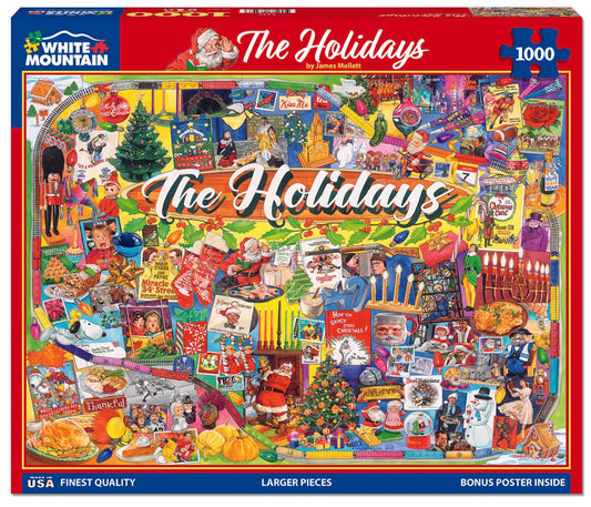 The Holidays - 1000 Piece Jigsaw Puzzle