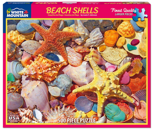 Beach Shells - 500 Piece Jigsaw Puzzle