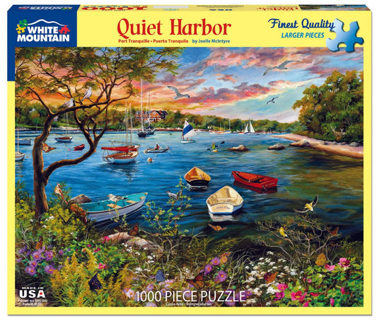 Quiet Harbor - 1000 Piece Jigsaw Puzzle
