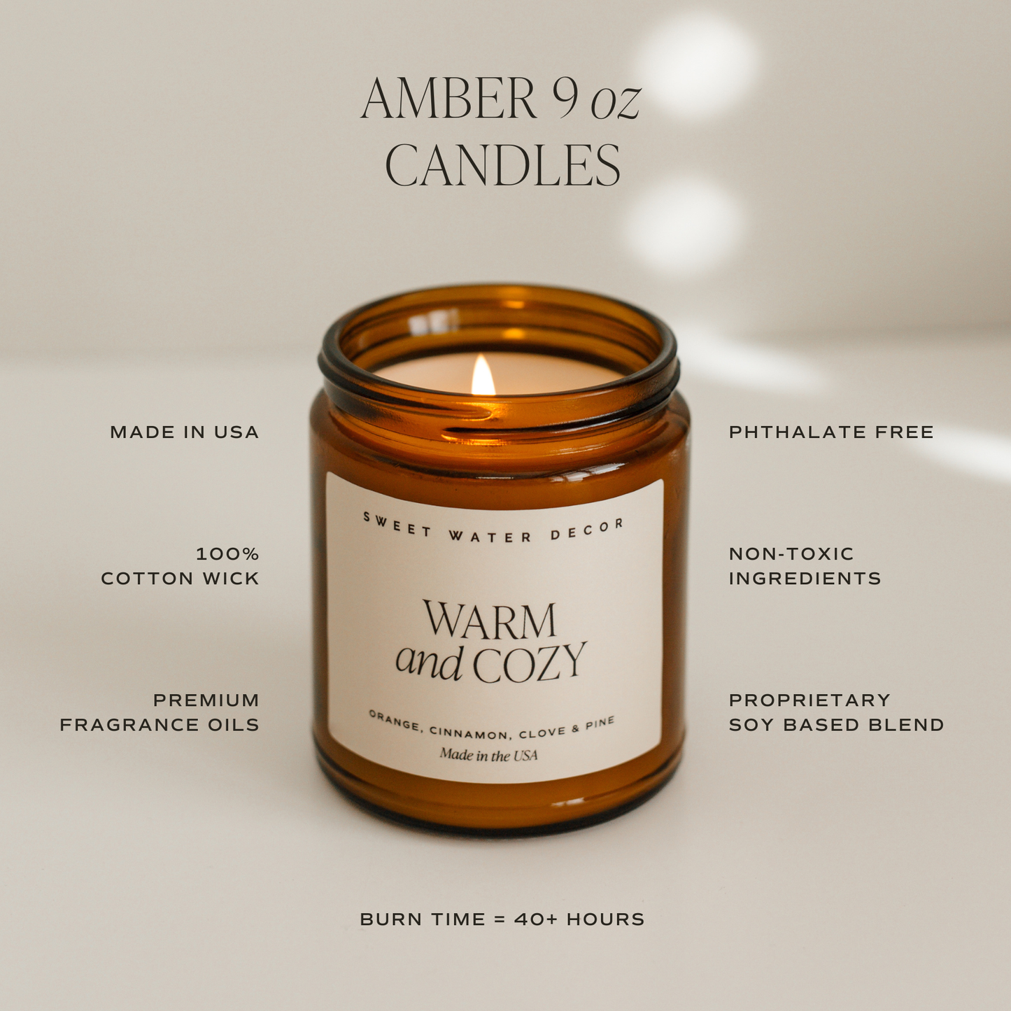 Driftwood and Mahogany 9 oz Soy Candle