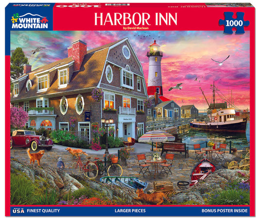 Harbor Inn - 1000 Piece Jigsaw Puzzle