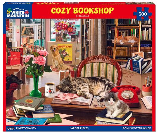 Cozy Bookshop - 1000 Piece Jigsaw Puzzle