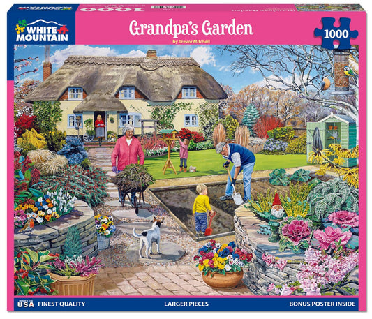 Grandpa‘s Garden - 1000 Piece Jigsaw Puzzle