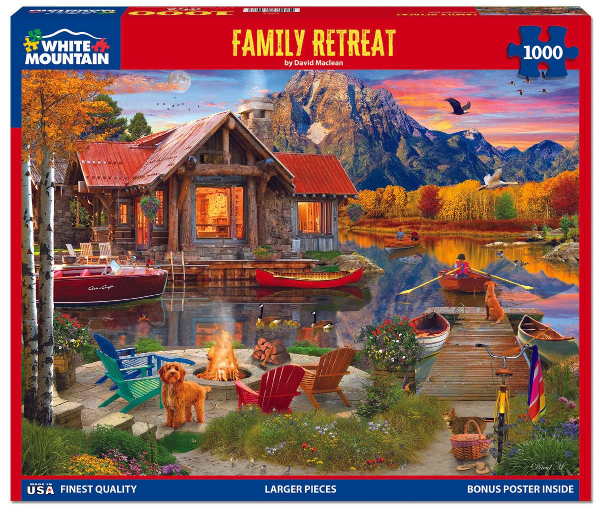 Family Retreat - 1000 Piece Jigsaw Puzzle