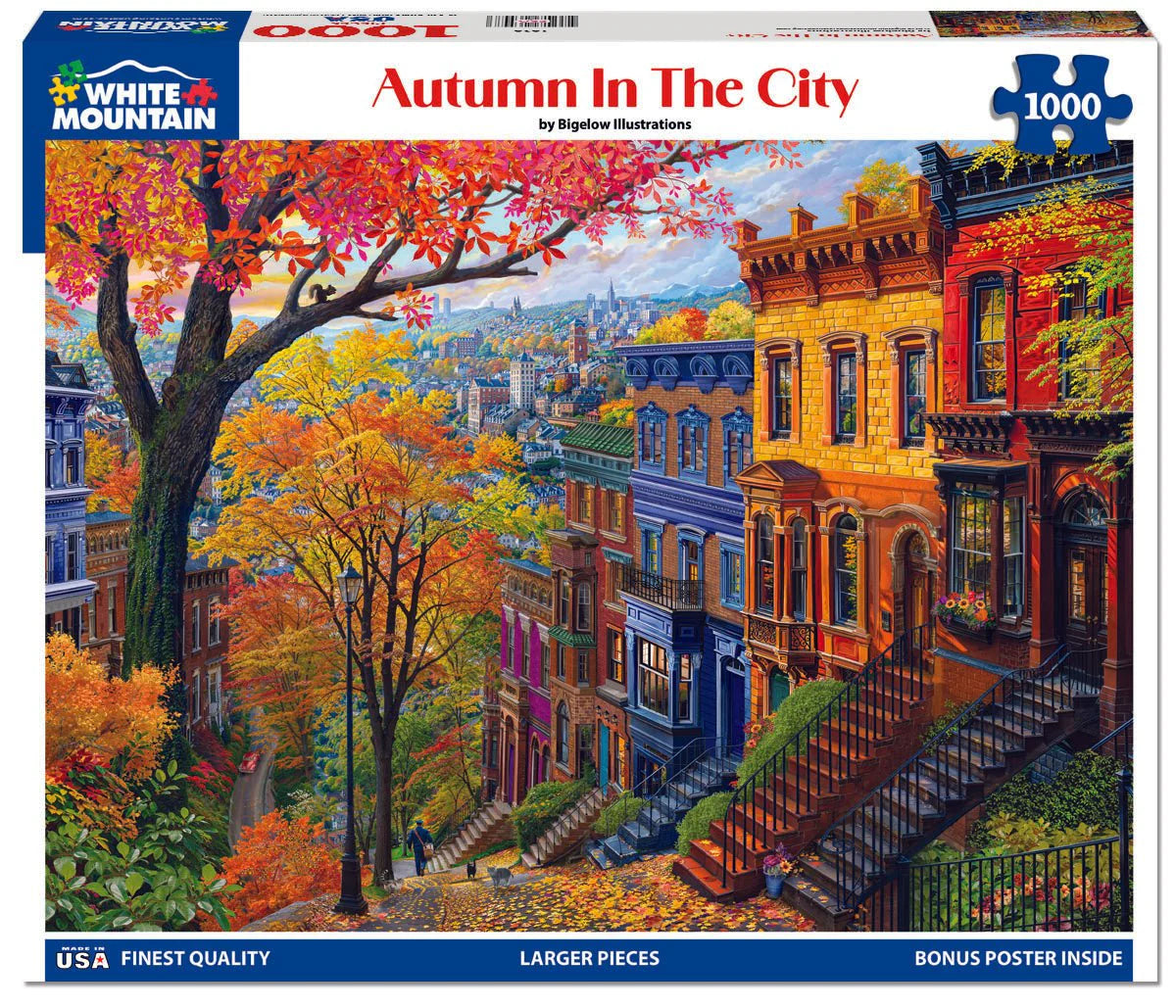 Autumn in the City - 1000 Piece Jigsaw Puzzle