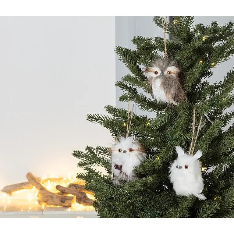 Snow Owl Ornament