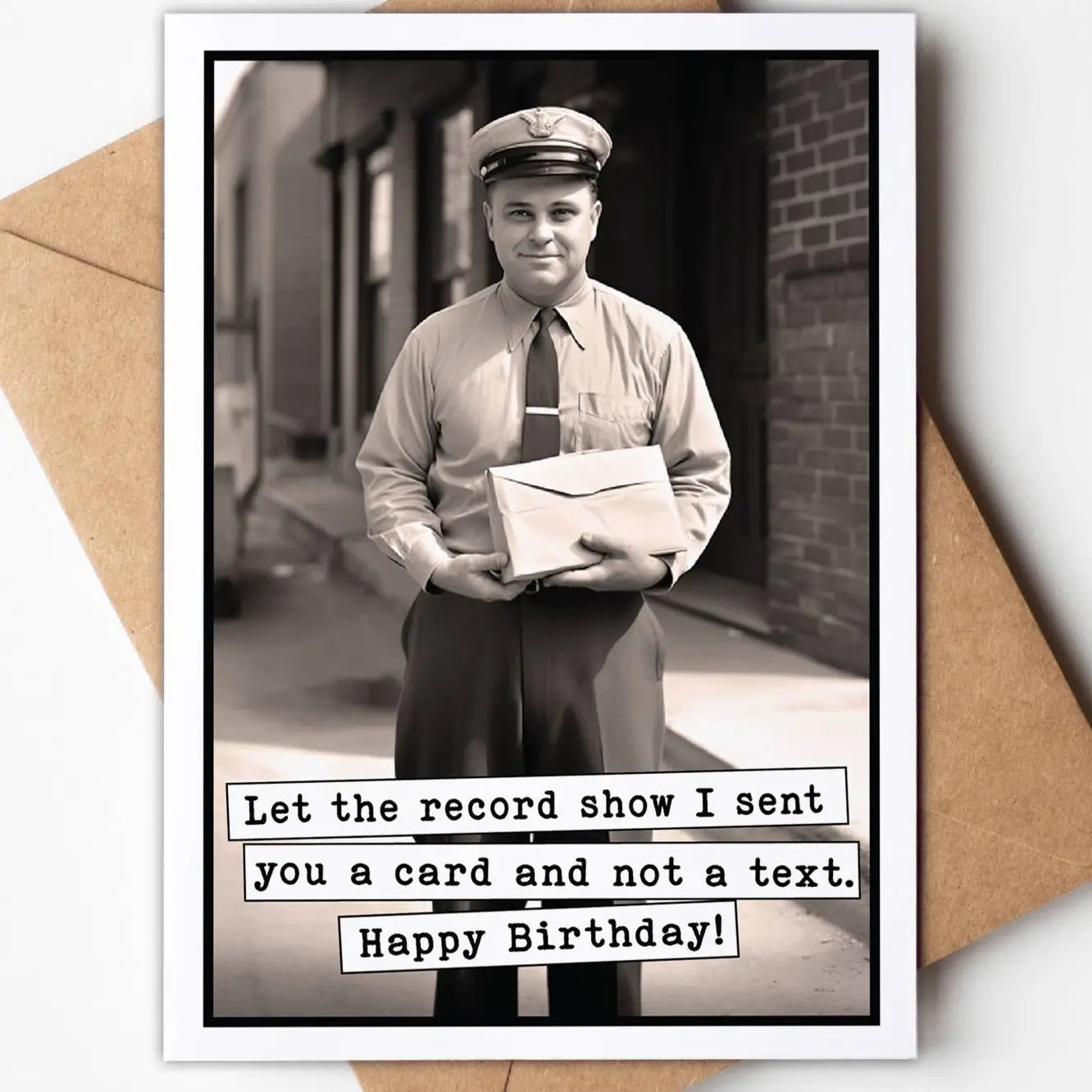 Let the Record Show I Sent A........Card