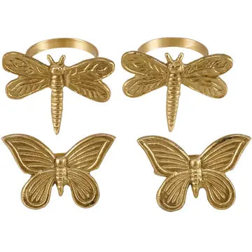 Insect Napkin Ring Set