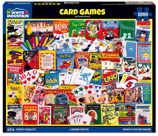 Card Games - 1000 Piece Jigsaw Puzzle