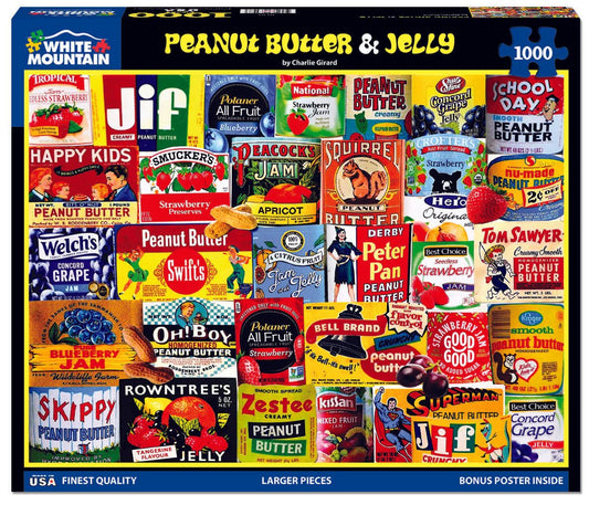 Peanut Butter & Jelly - 1000 Piece Jigsaw Puzzle