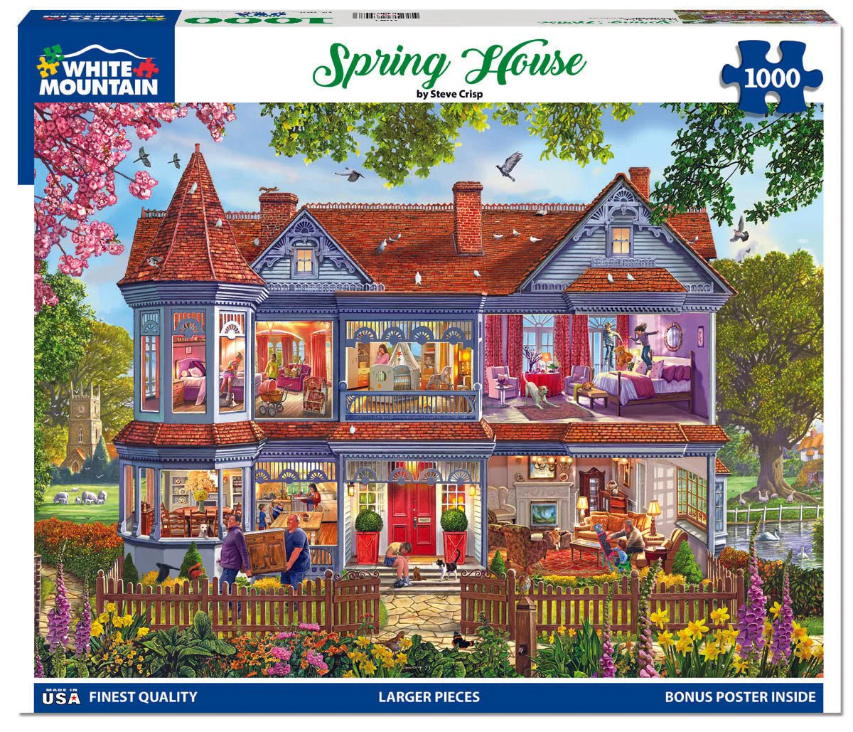 Spring House - 1000 Piece Jigsaw Puzzle