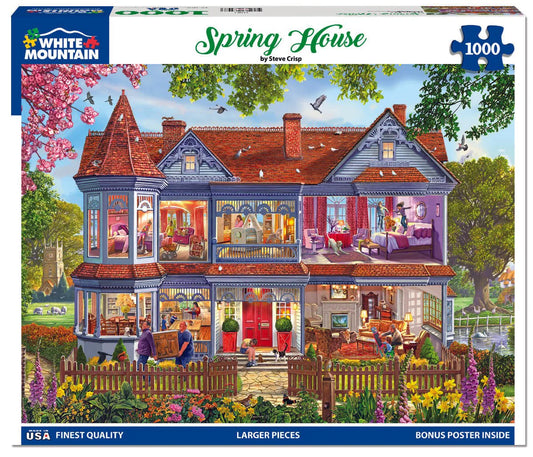 Spring House - 1000 Piece Jigsaw Puzzle