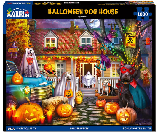 Halloween Dog House - 1000 Piece Jigsaw Puzzle