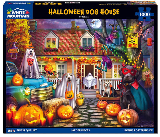 Halloween Dog House - 1000 Piece Jigsaw Puzzle
