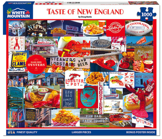 Taste Of New England - 1000 Piece Jigsaw Puzzle