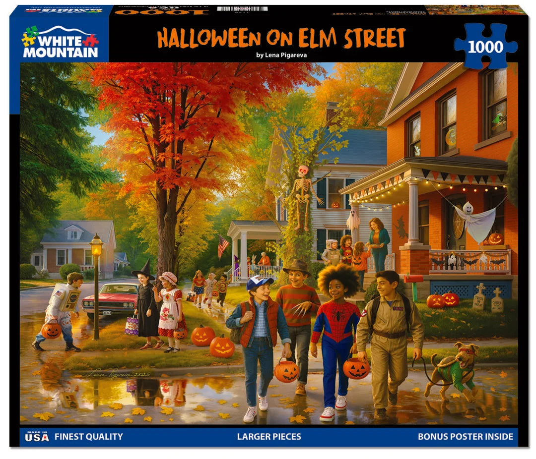 Halloween on Elm Street - 1000 Piece Jigsaw Puzzle