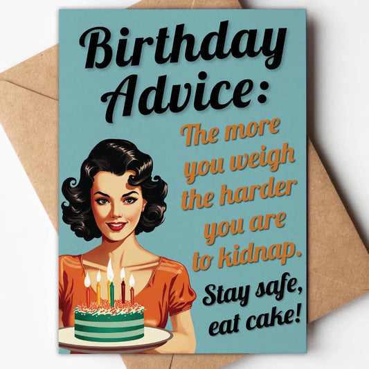 Birthday Advice Card