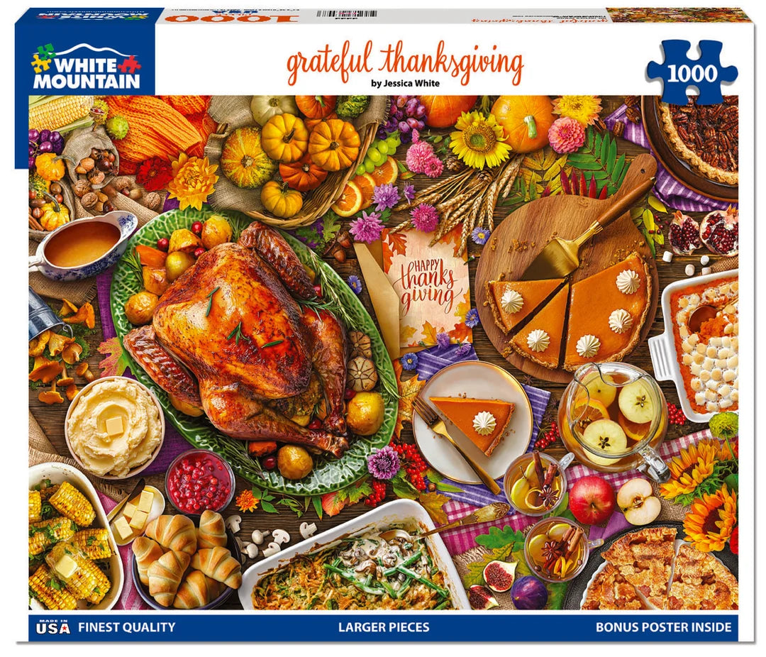 Grateful Thanksgiving - 1000 Piece Jigsaw Puzzle