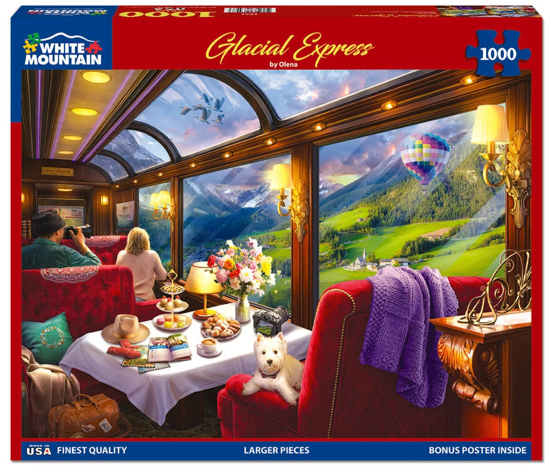 Glacial Express - 1000 Piece Jigsaw Puzzle