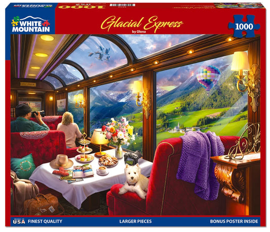 Glacial Express - 1000 Piece Jigsaw Puzzle