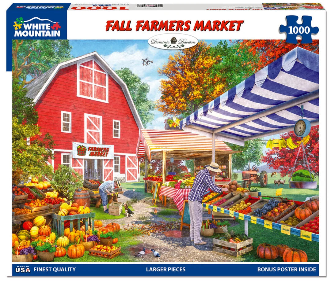 Fall Farmers Market - 1000 Piece Jigsaw Puzzle