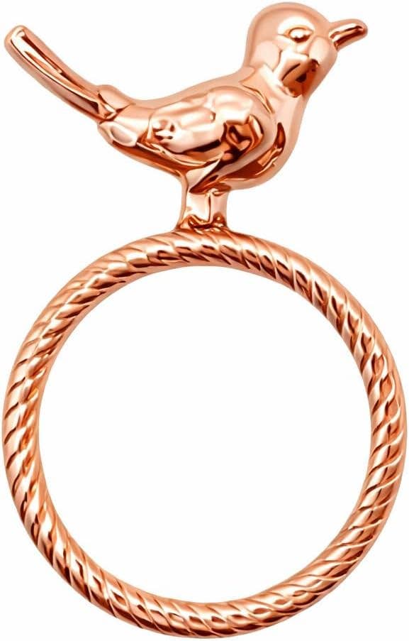 Bird Metal Napkin Ring: Gold (Set of 4)