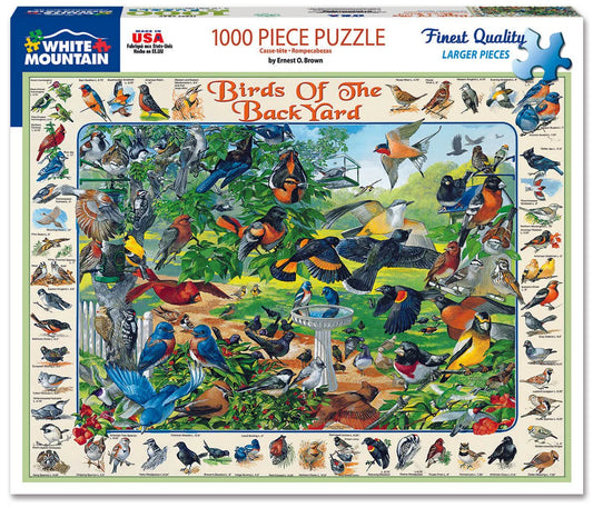 Birds of the Backyard - 1000 Piece Jigsaw Puzzle
