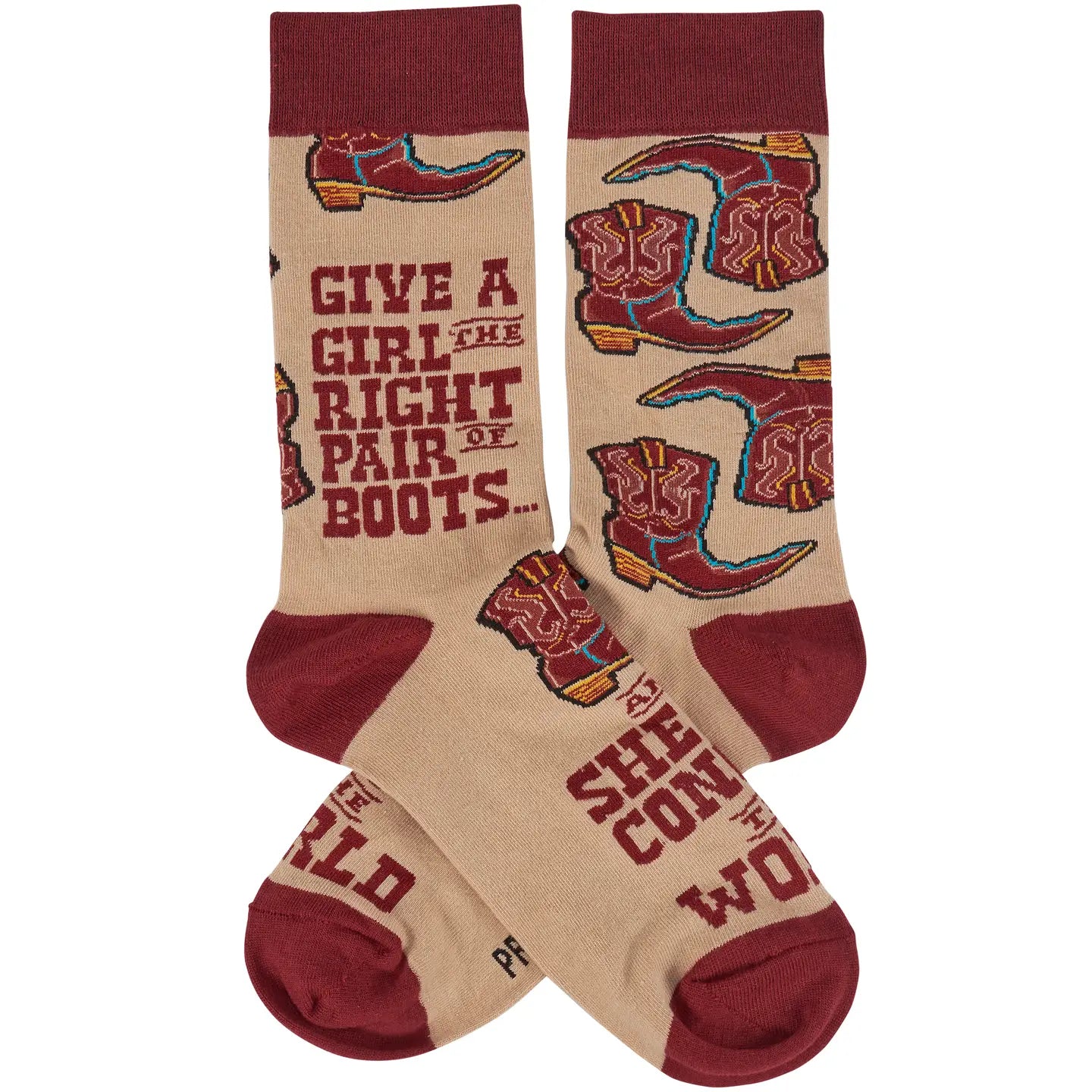 “Give a Girl Boots” Socks