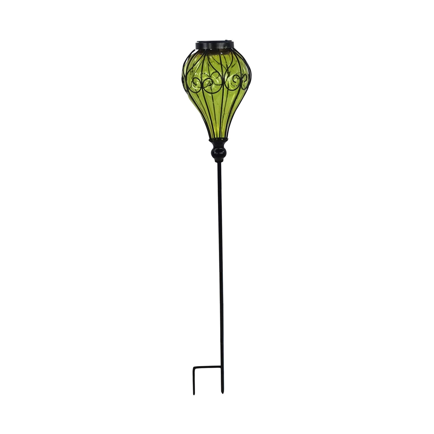 Solar Hot Balloon Garden Stake with LED- Asstd Display of 6