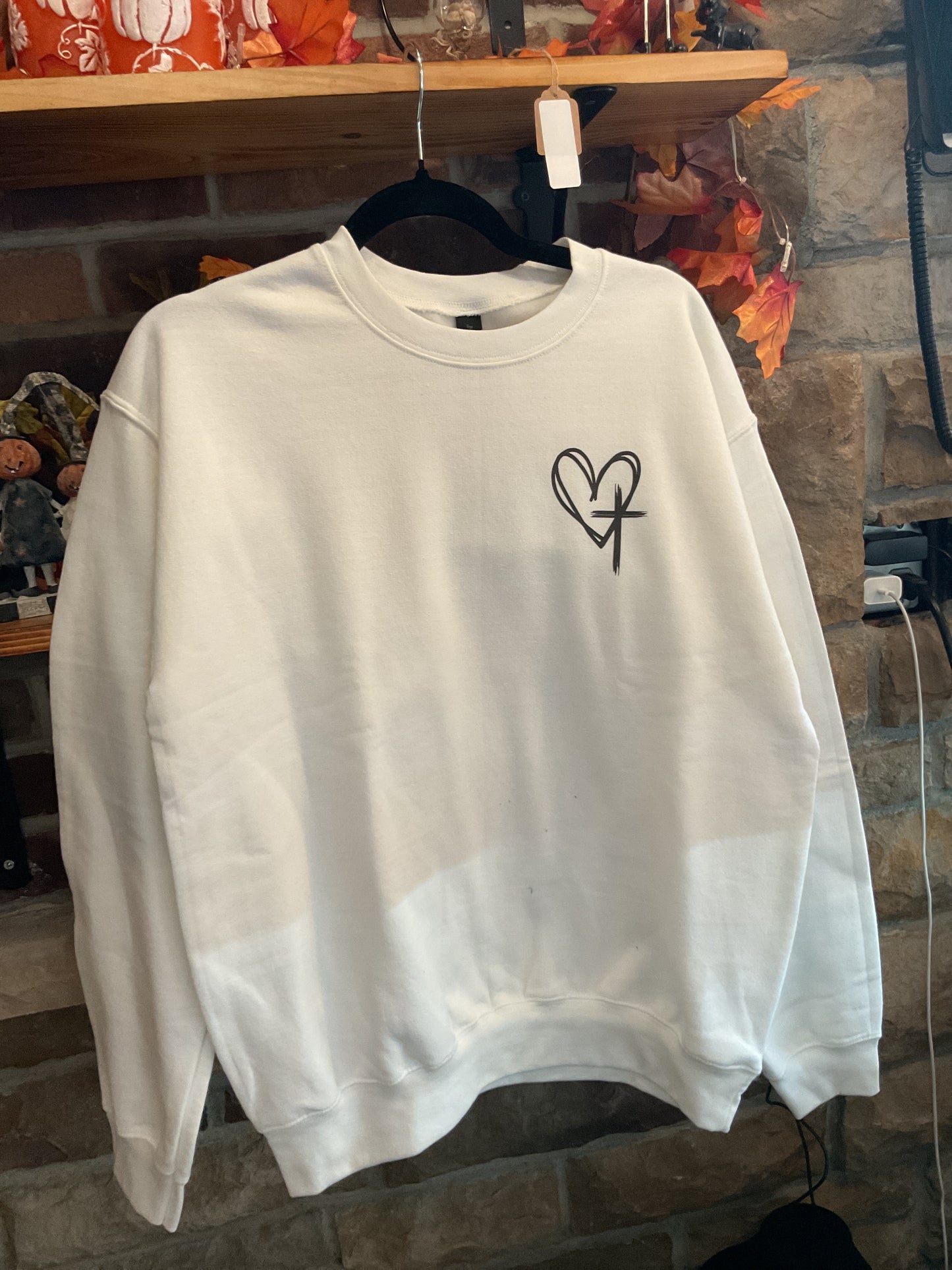 Jesus Has My Back Sweatshirt - XXXL