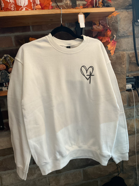 Jesus Has My Back Sweatshirt - XXXL