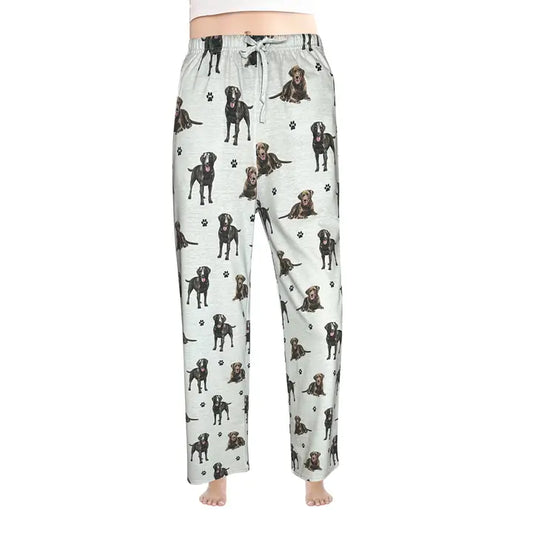 Labrador Chocolate Pajama Bottoms - Pet Lover Pajama Pants X-Large