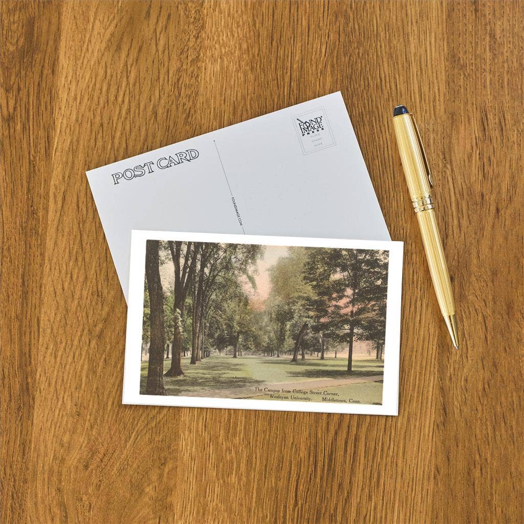 Postcard CT-16 Wesleyan, Middletown