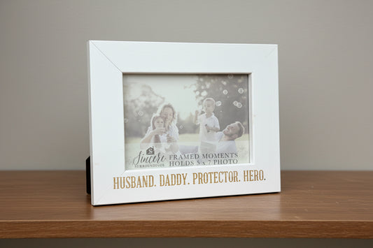 Husband, Daddy, Protector Hero Frame