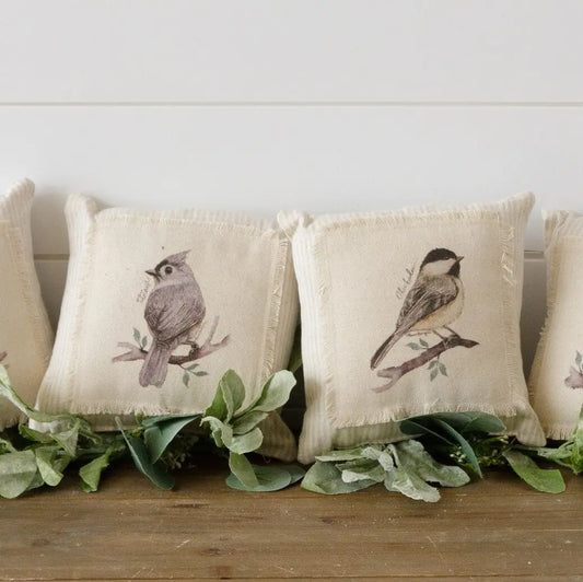 Birds on a Branch Mini Pillow