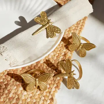 Insect Napkin Ring Set