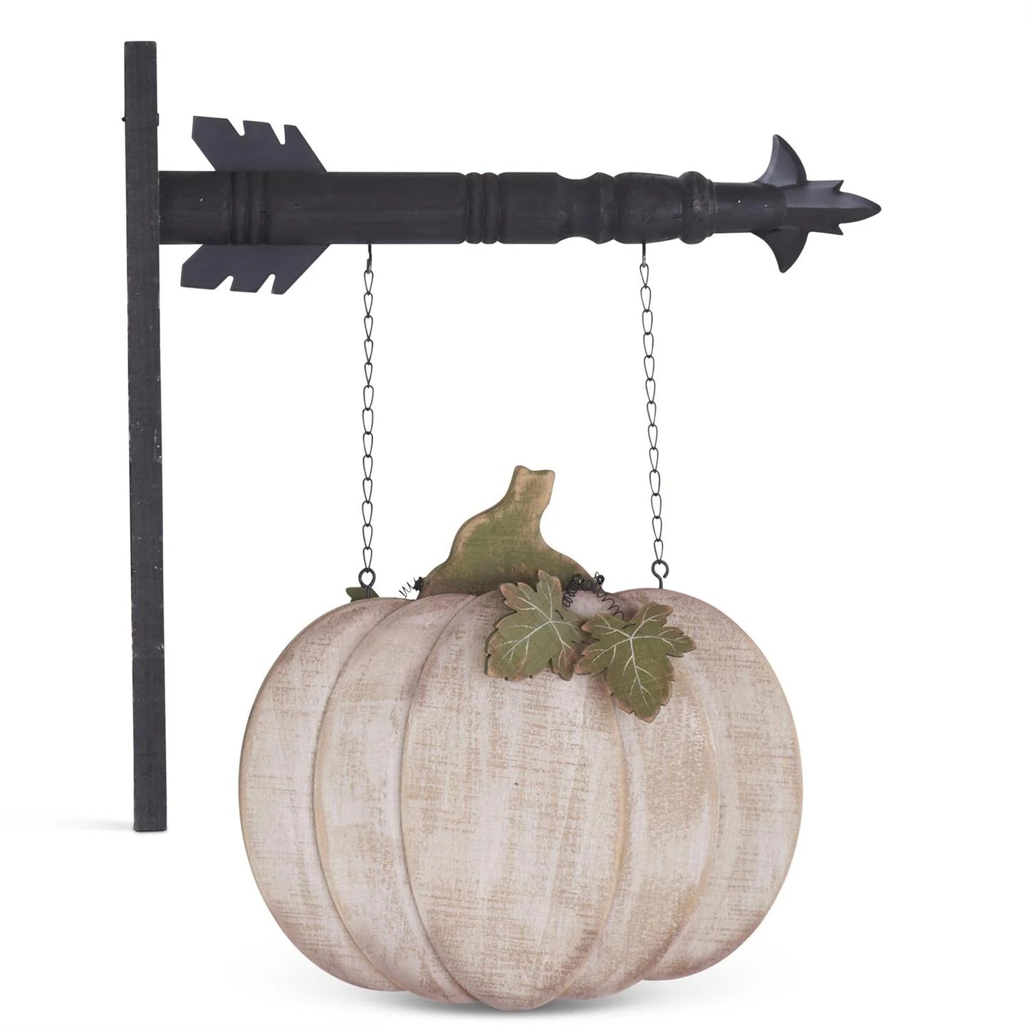 White Washed Wood Pumpkin Arrow Replacement
