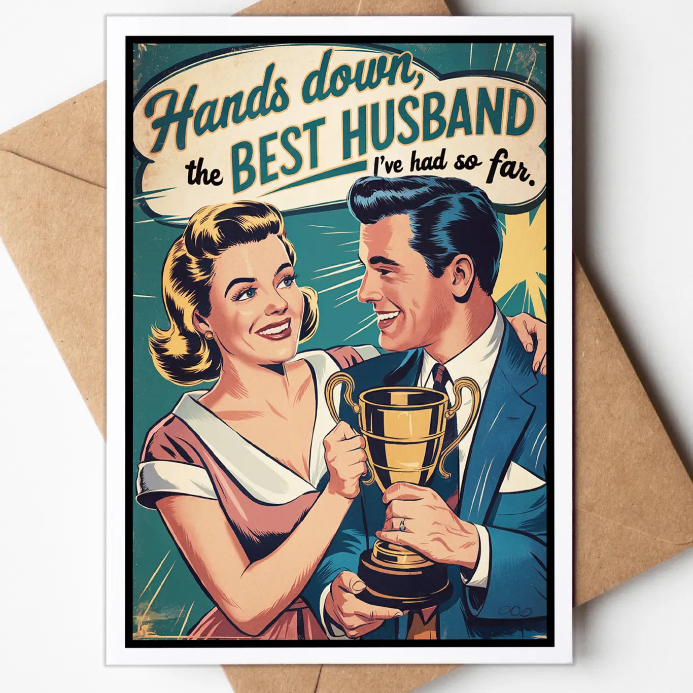 Hands Down The Best Husband Card
