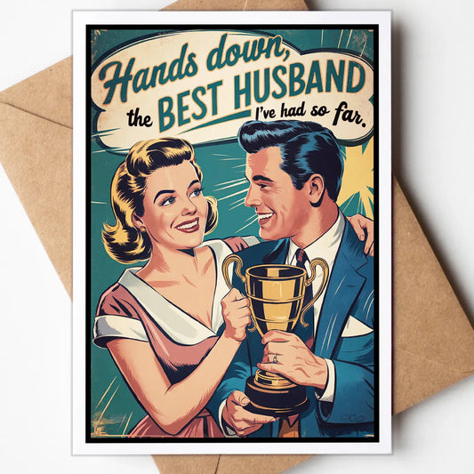 Hands Down The Best Husband Card