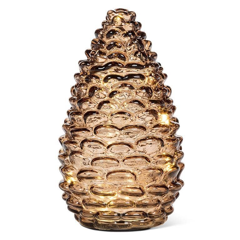 Large Pinecone LED Light: Green