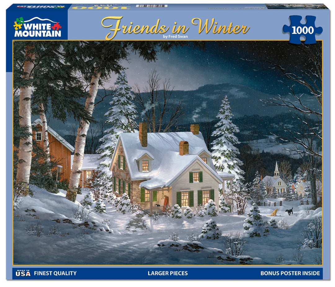 Friends in Winter - 1000 Piece Jigsaw Puzzle