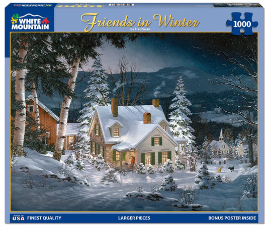Friends in Winter - 1000 Piece Jigsaw Puzzle