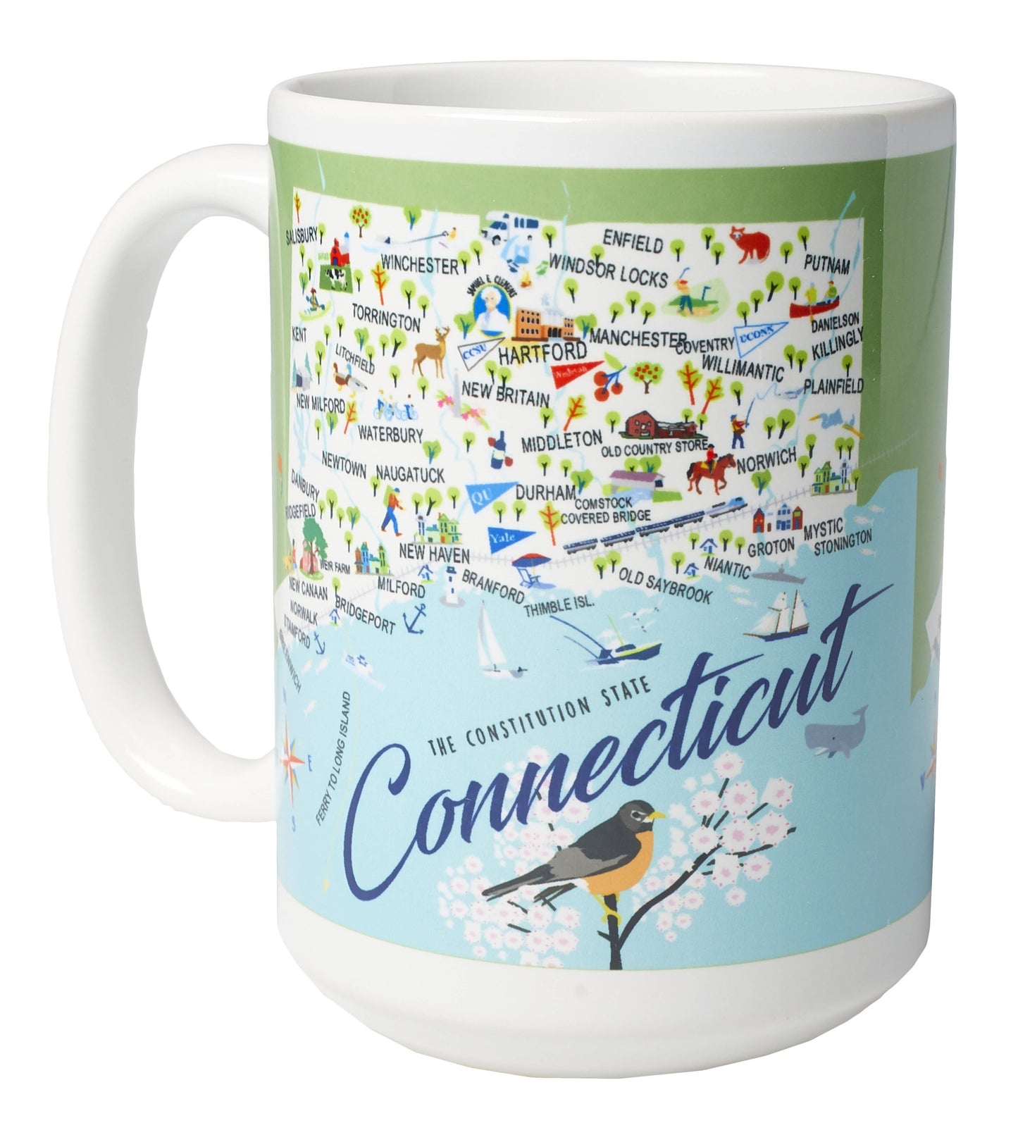 Connecticut 15-oz. Ceramic Mug